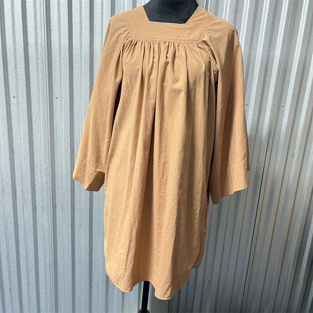 DÔEN Dress Women's XS Fawn Calder Mini Boho Mini Long Sleeve Flowy Belt - Picture 4 of 11